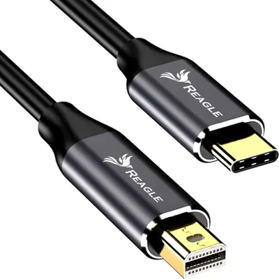 Produktbild von Reagle Thunderbolt USB-C Mini DisplayPort 4K 60Hz 1M Kabel