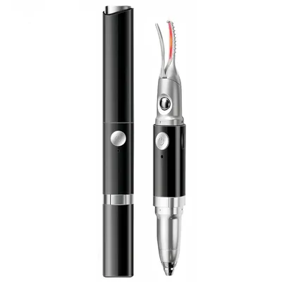 Produktbild von Elektrischer 2-in-1 Wimperncurler mit Augenbrauen-Trimmer, Typ-C USB, 62–68°C Heizung, kompakt, ideal für unterwegs und tägliches Make-up