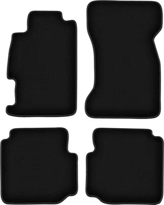 Obrázek produktu pro Velurové autokoberce na míru pro Rover 600/ 618 / 620 / 623 (1993-1999, sedan) černé, sada 4 ks, s úchyty