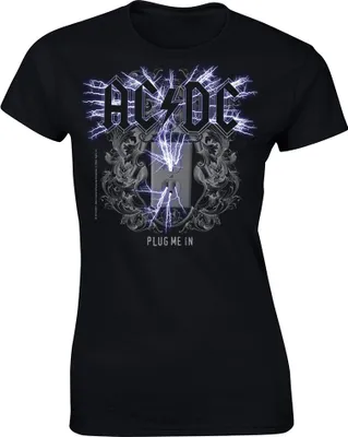 Zdjęcie produktu dla Koszulka AC/DC Plug me in Girlie