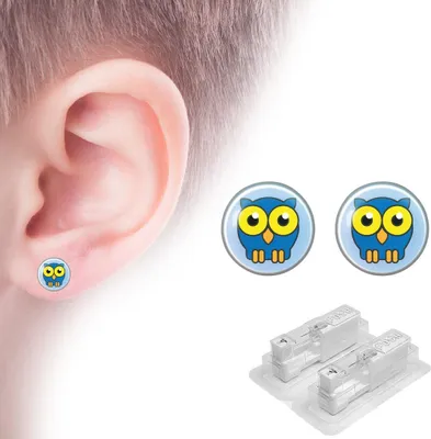 Produktbild von Medizinische Ohrstecker: Erstohrstecker „Eule“