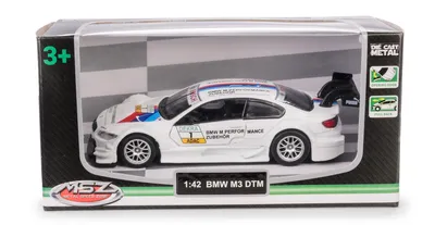 Produktbild von BMW M3 DTM Modellauto 1:42, weiß