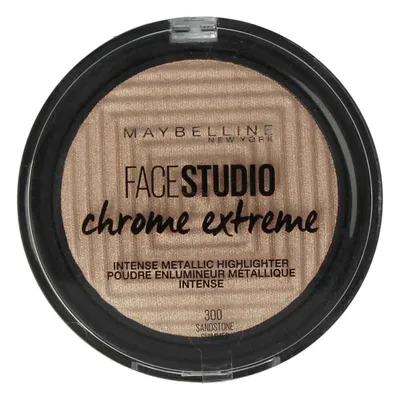 Produktbild von Maybelline New York - Face Studio Chrome Metallischer Highlighter-Puder - 300 Sandstone Shimmer