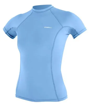 Produktbild von O´neill Wetsuits Basic Skins Kurzarm-rash Guard Blau M Frau Blau M
