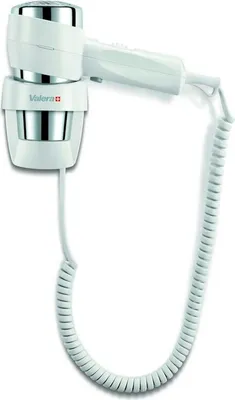 Valera Action Super Plus 1600 Watt in weiß/chrom Wandhaartrockner mit Spiralkabel