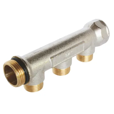 Produktbild von SOMATHERM FOR YOU – Verteiler mit 3 Ausgängen, flache Ausführung, Easy-Lock, M1/2