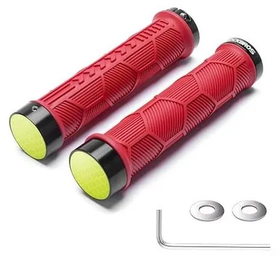 Zdjęcie produktu dla Chwyty rowerowe antypoślizgowe gumowe ergonomiczne na kierownicę