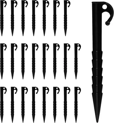 Produktbild von Kunststoff Heringe, 24 Stück, 14,5 cm, für Camping