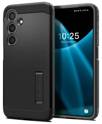 Produktbild von Spigen Tough Armor, Cover, Samsung, Galaxy S24 (2024), 15,8 cm (6.2"), Schwarz