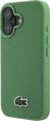 Produktbild von Lacoste, MagSafe Iconic Petit-Piqué Hülle für iPhone 16 Plus, Grün