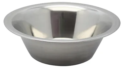 Konische Schale 40 cm Edelstahl 10 Liter silber