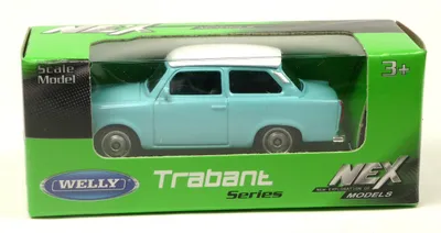 Produktbild von Trabant 601 Modellauto hellblau/weiß ca. 1:60