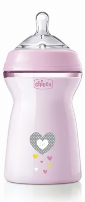 Chicco NF Babyflasche 330 ml für Mädchen ab 6 Monaten