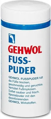 Obrázok produktu pre GEHWOL Púder na nohy, špeciálny prášok na suché nohy bez zápachu, dezinfekcia, 100g