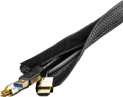 Obrázek produktu pro Deltaco LDR08, Nylon, Černá