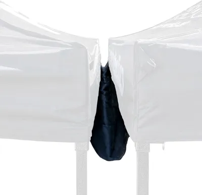 Produktbild von Weber Regenrinne für Easy-Up Zelt 3 x 3 m schwarz Regenablauf Pavillon mit Klettverschluss für Pop-up Zelt