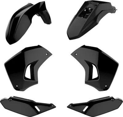 Zdjęcie produktu dla Zestaw plastikowy POLISPORT pasujący do Kawasaki KLR650 czarny