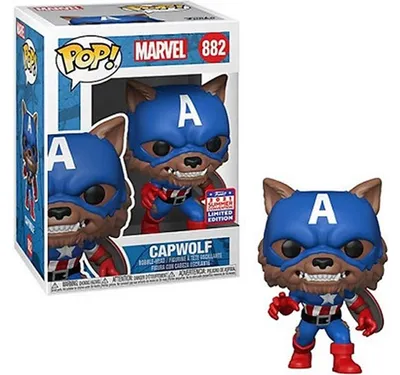 Produktbild von Funko Pop! Marvel - Capwolf #882 Exclusive