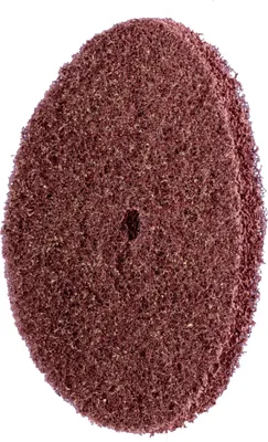 Produktbild von PFERD TOOLS POLINOX Vliesronden Ø 150mm Bohrung-Ø 13 mm A100 für Feinschliff und Finish