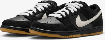 Produktbild von Nike SB Dunk Low Pro "Black White Gum" Schwarz/Weiß, Größe: 38,5