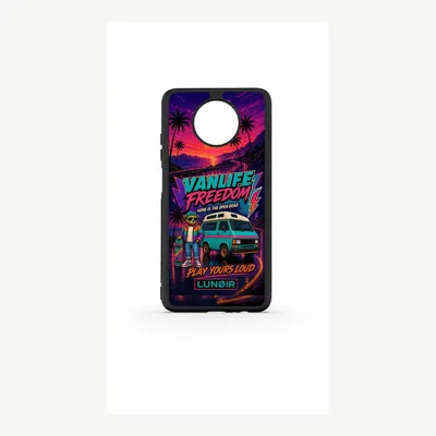 Immagine prodotto di Custodia per Xiaomi Redmi Note 9 5G, cover protettiva per cellulare con motivo "Vanlife" – LUNØIR ©