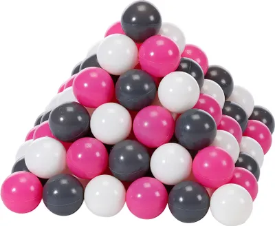 Produktbild von Bälleset ca. Ø6 cm - 100 balls/creme/grey/rose