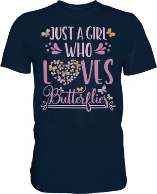 Produktbild von Frauen Schmetterling T-Shirt – Navy / M