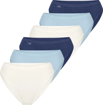 Produktbild von sloggi 6er Pack Basic+ Tai Slip Bequemer Schnitt, Perfekter Sitz, Angenehm auf der Haut
