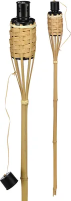 Produktbild von Gartenfackel Bambus - 60cm - Fackel aus Naturmaterialien