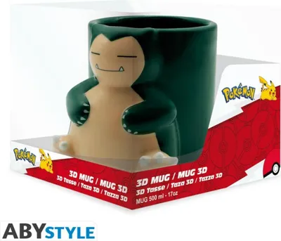 Immagine prodotto di Tazza 3D Snorlax Pokemon - 350 ml