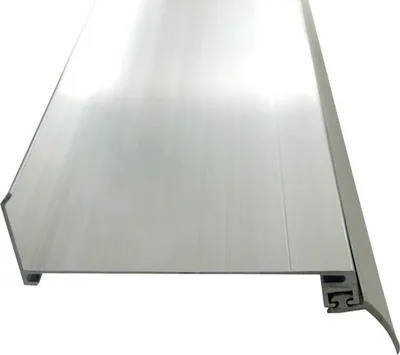 Produktbild von Gutta Alu Wandanschlussprofil silber 2050 mm x 115 mm