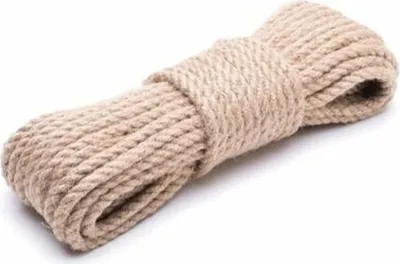 Produktbild von Juteseil 10mm x 20m Hanfseil gedreht Tauwerk Naturhanf Leine Jute Tau Seil Schnur