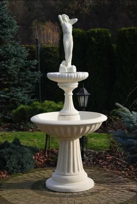 Produktbild von Zierbrunnen Springbrunnen 207cm Skulptur Brunnen Deko Garten Fontaine Teich Neu