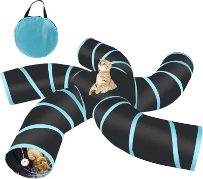 Produktbild von Kattentunnel - Katzentunnel - Spieltunnel Katze - Kattentunnel 5 Gänge