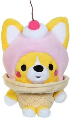 Produktbild von Little Corgi Cuties Plüschtier 30 cm - Eiscreme