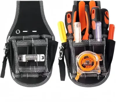 Image de Sac à outils, 7 poches, en toile Oxford, imperméable, pour le rangement des outils