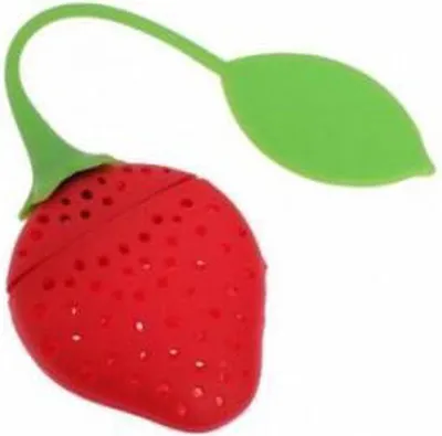 Produktbild von Jumada's - Teefilter - Tee - Teesieb - Kräuterkugel - Tee-Ei - Erdbeere - Rot