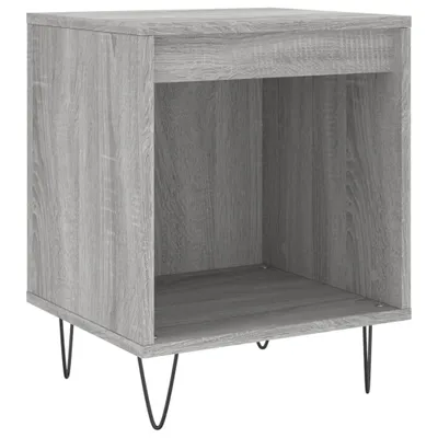 Produktbild von Nachttisch Grau Sonoma 40x35x50 cm Holzwerkstoff