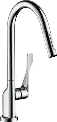 Zdjęcie produktu dla Hansgrohe Axor Citterio chrom Eco bateria zlewozmywakowa z wyciąganą wylewką, 39832000