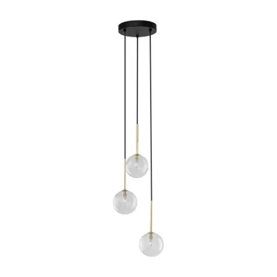 Image de Lampe suspendue NILOS BLACK/GOLD 5942 TK Lighting
