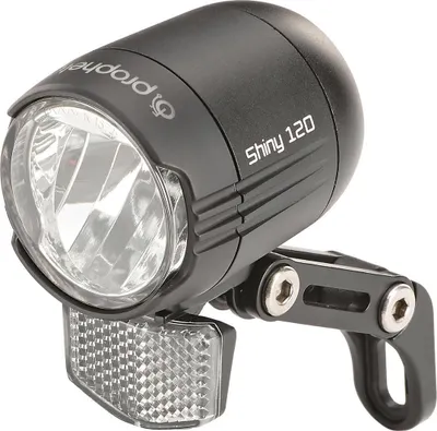 Zdjęcie produktu dla Reflektor Prophete LED 120 luksów | oświetlenie rowerowe | aluminium | diody LED OSRAM | do rowerów elektrycznych (6-48 V) | z uchwytem | widoczność boczna