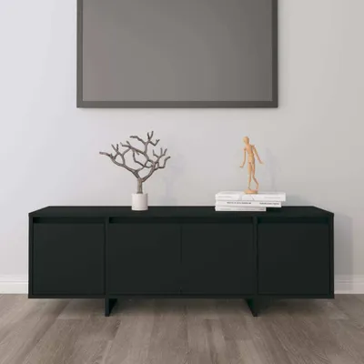 Produktbild von vidaXL TV-Schrank Schwarz 120x30x40,5 cm Holzwerkstoff