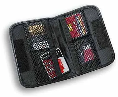 Obrázek produktu pro Hama Memory Card Case, 4 pohlednice/pohlednic, Koženka, Černá, 105 mm, 10 mm, 78 mm