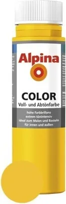 Produktbild von Alpina Voll- und Abtönfarbe Lucky Yellow 250 ml