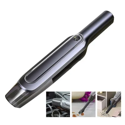 Produktbild von Kabelloser Staubsauger für Autos, tragbares Handgerät, nass- und trocken einsetzbar, leistungsstark, ideal für Auto und Haushalt.
