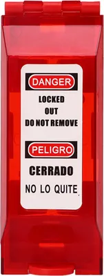 Produktbild von Lockout Tagout Sicherheitsvorhängeschloss,Elektrisches Lockout Vorhängeschloss,Sicherheitsvorhängeschlösser mit Wandschalterabdeckung,Sicherheits Lockout Vorhängeschloss,Lockout Tagout Schlösser,Lockout Kabelschloss
