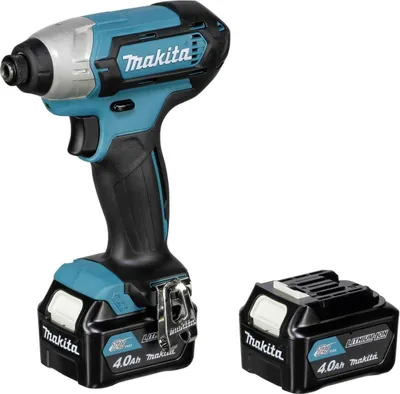 Image de Makita TD110DSMJ - Clé à chocs - sans fil - douille 1/4" - 110 N-m - 2 Batteries