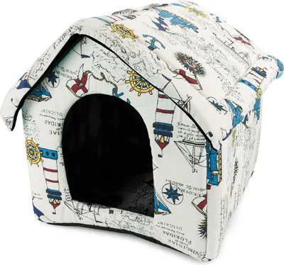 Obrázok produktu pre Verk 19004 Domček pre psa, mačku 38x35x33 cm biely
