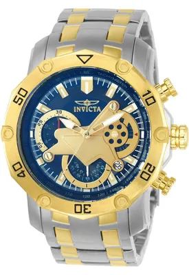 Immagine prodotto di Invicta Pro Diver - SCUBA 22762 Orologio da Uomo - Movimento al Quarzo - Acciaio Inossidabile con Quadrante Blu - 50 mm