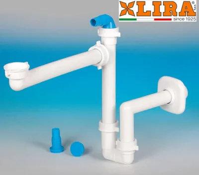Produktbild von Lira | Raumsparsiphon Spazio Bagno - Silber - Ideal Für Rollstuhlfahrer - Einfacher Einbau